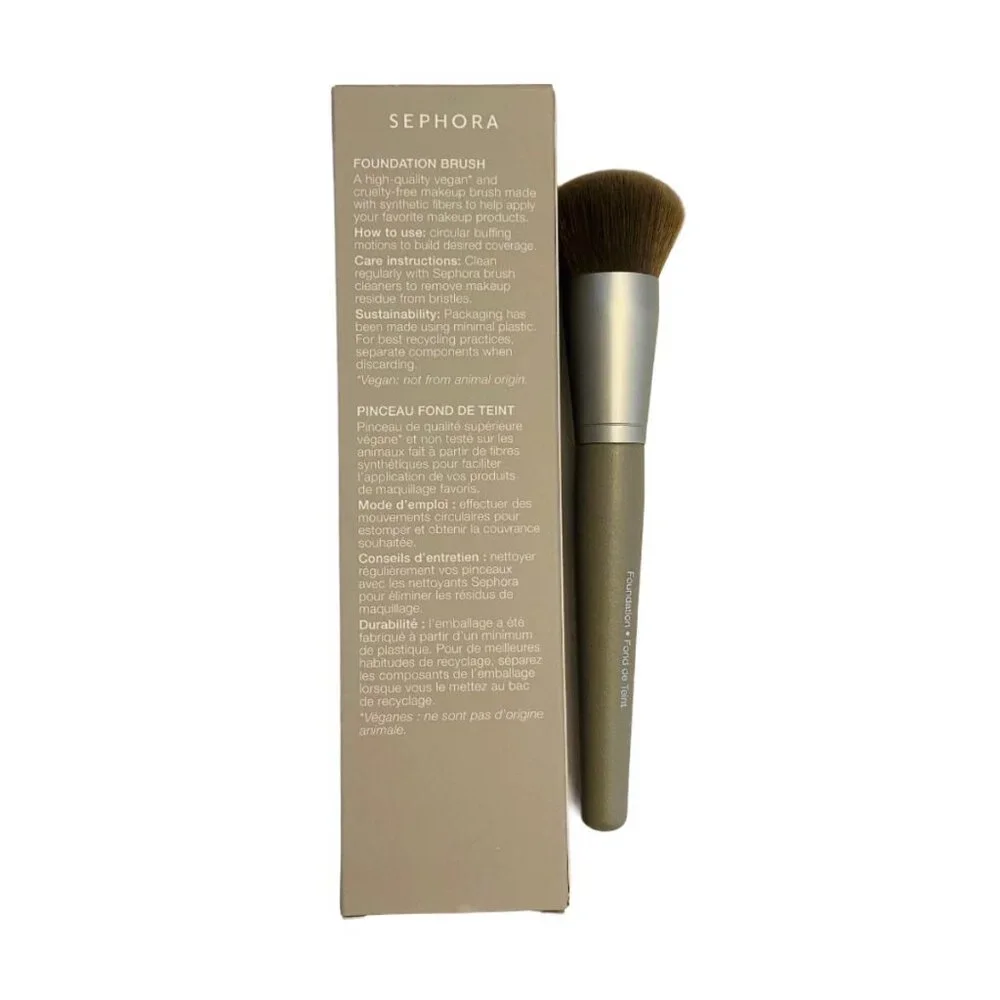 SEPHORA Foundation Brush (Small / Travel / Mini) Base Makeup Brushes, New in Box
